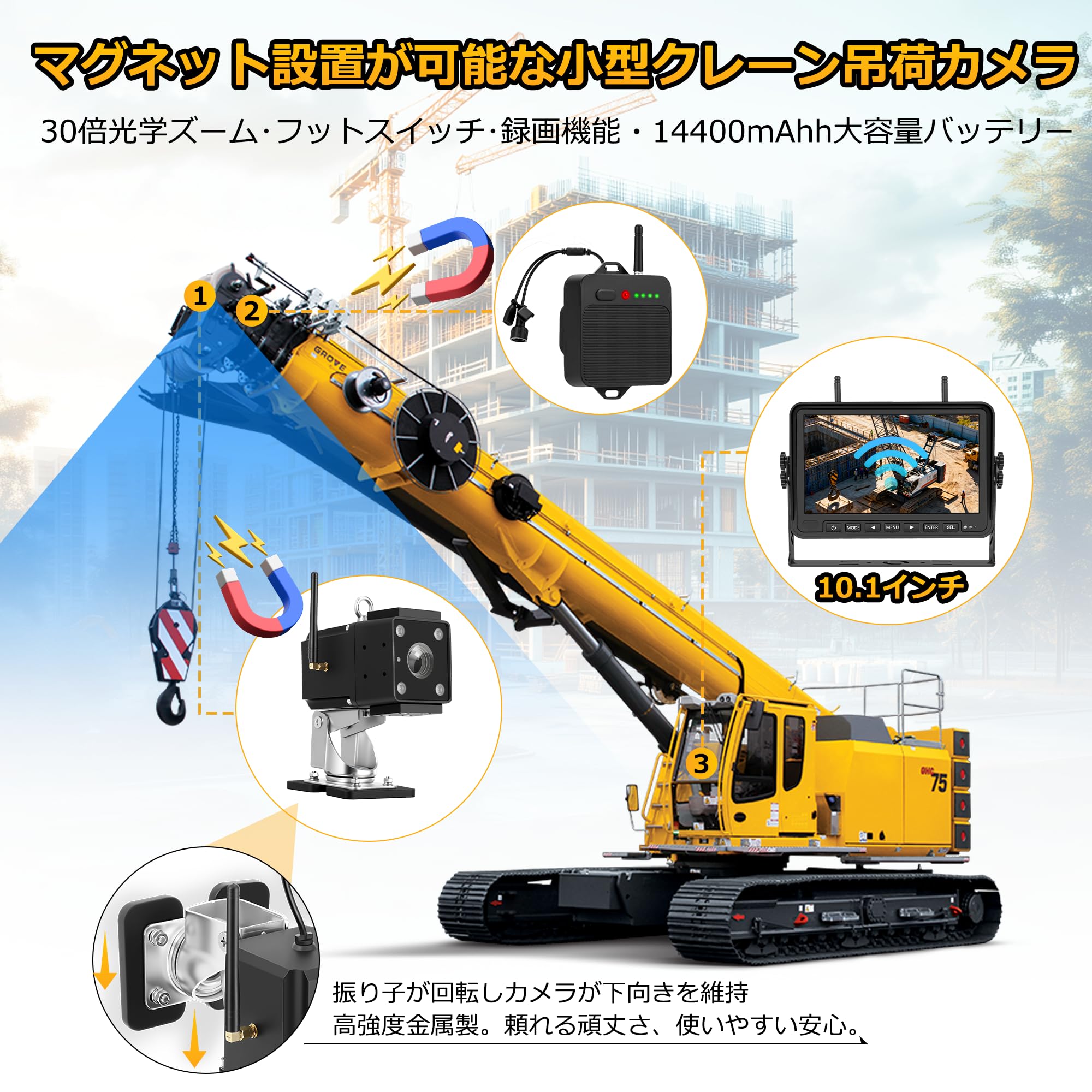 Amazon.co.jp: 【30倍光学ズーム】クレーンブーム無線カメラセット
